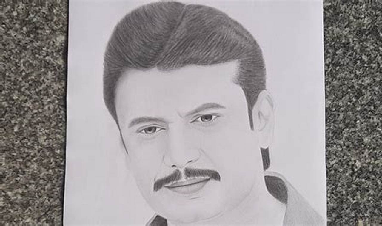 Darshan Pencil Sketch: Capturing the Beauty of Lines and Shadows