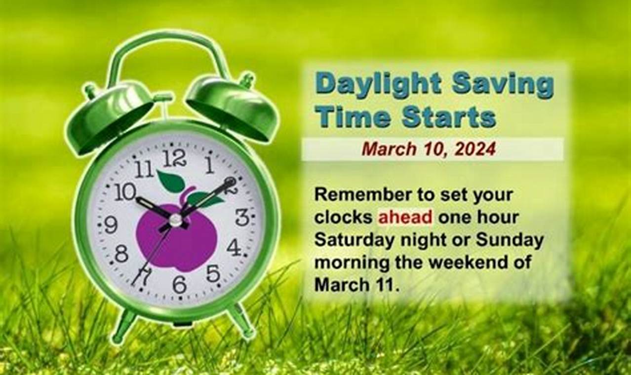 Daylight Savings Dates 2024