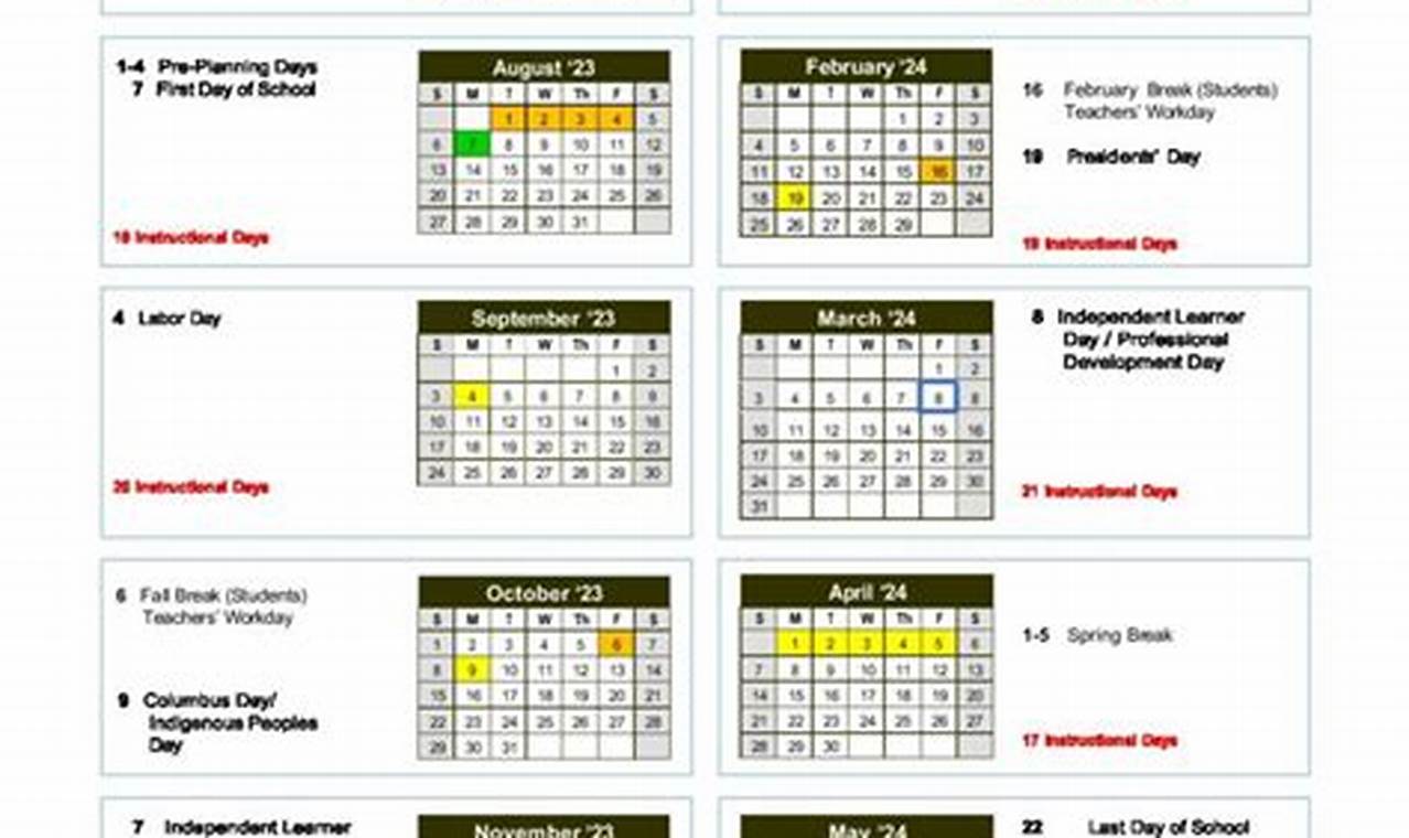 Dekalb County School Calendar 23-24
