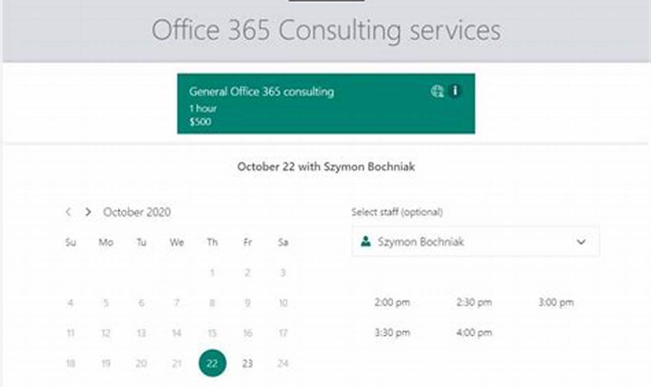 Delete Booking Calendar Office 365