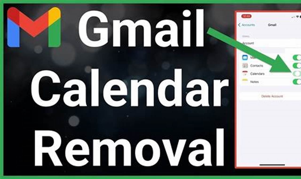 Delete Gmail Calendar Iphone