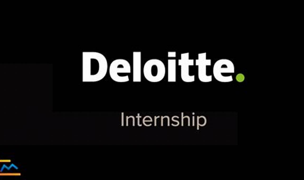 Deloitte Consulting Internship Summer 2024