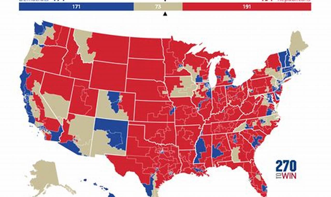 Democrat Primary Map 2024