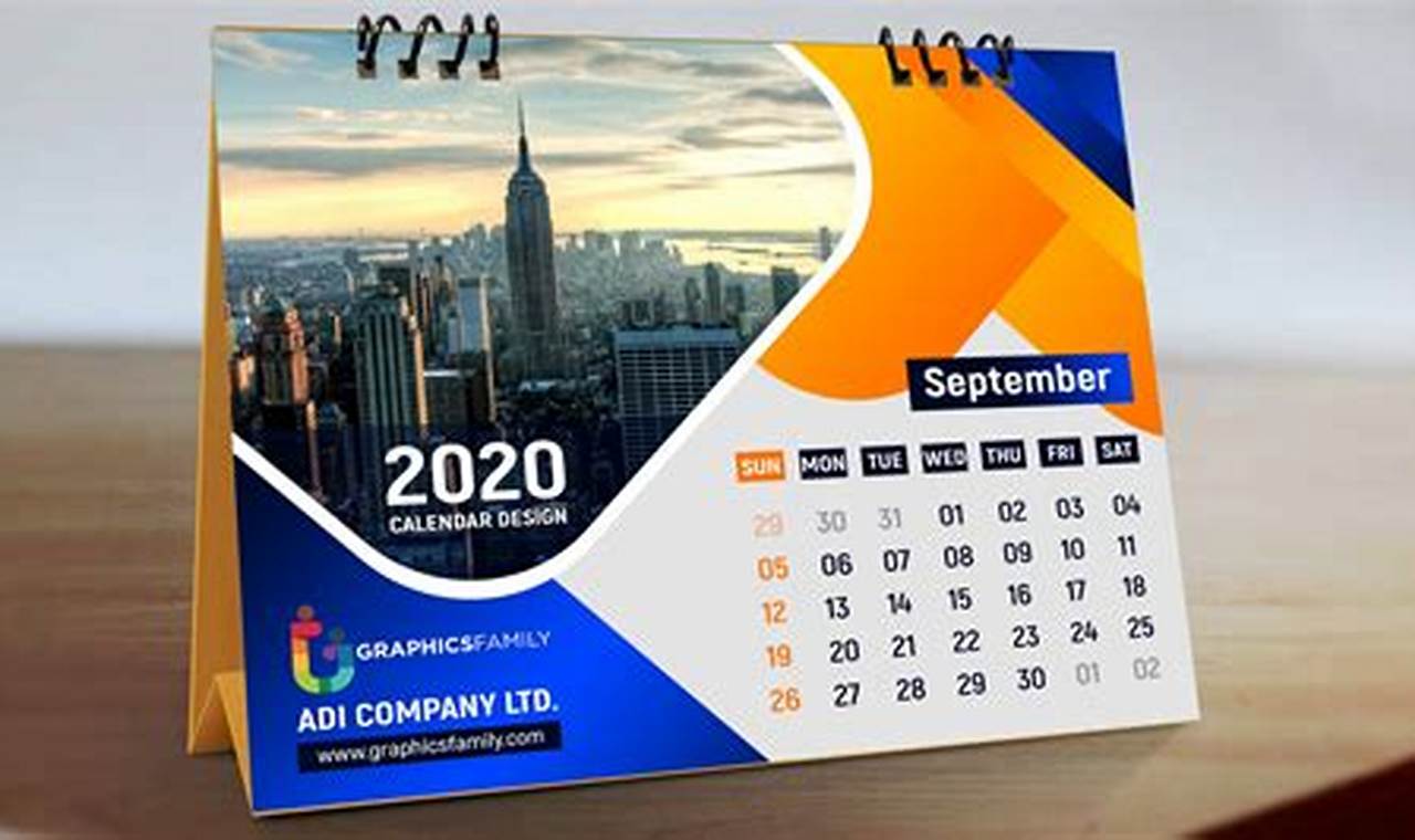 Desk Calendar Design 2024 Schedule
