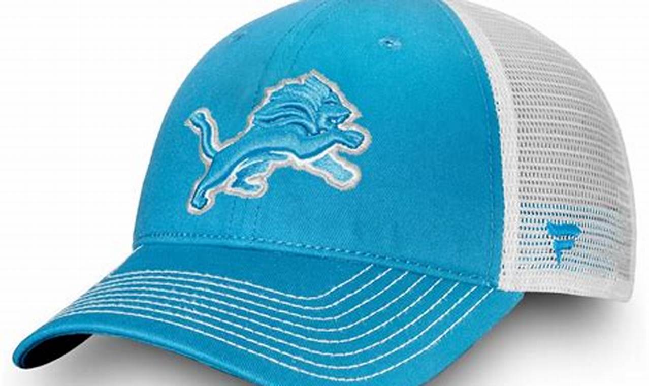Detroit Lions Blue 2024 Nfl Draft Hats