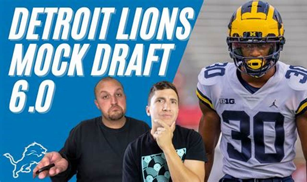 Detroit Lions Mock Draft 2024