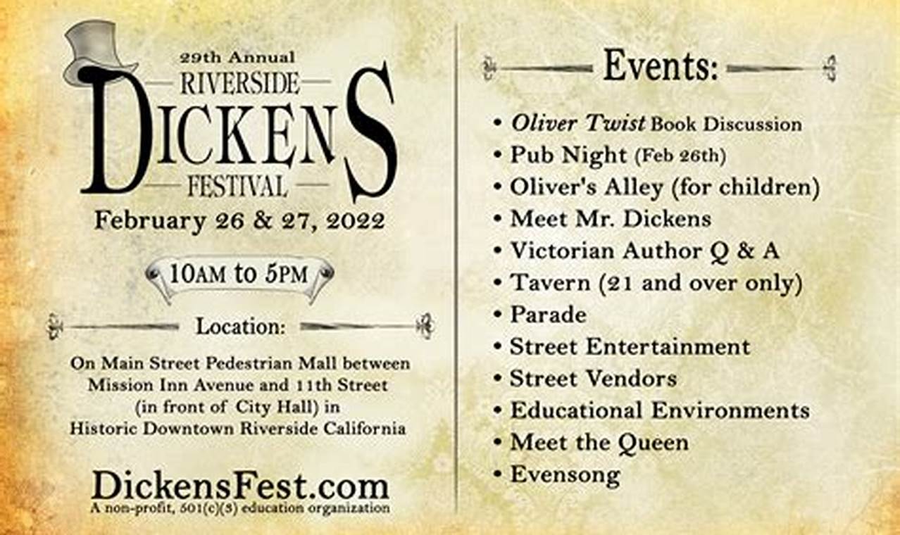 Dickens Festival Riverside Ca 2024