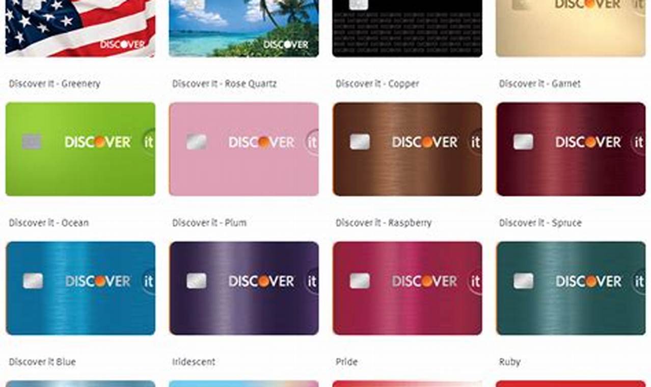 Discover Card Designs 2024