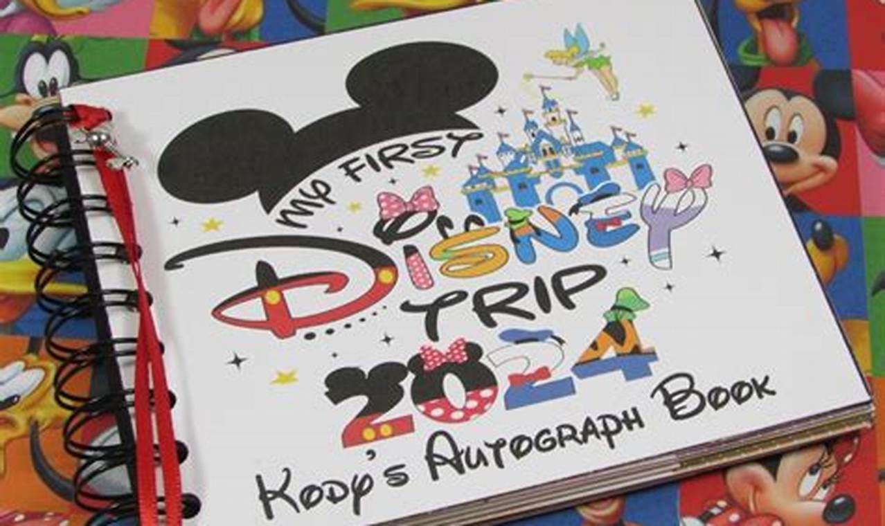 Disney Autograph Book 2024