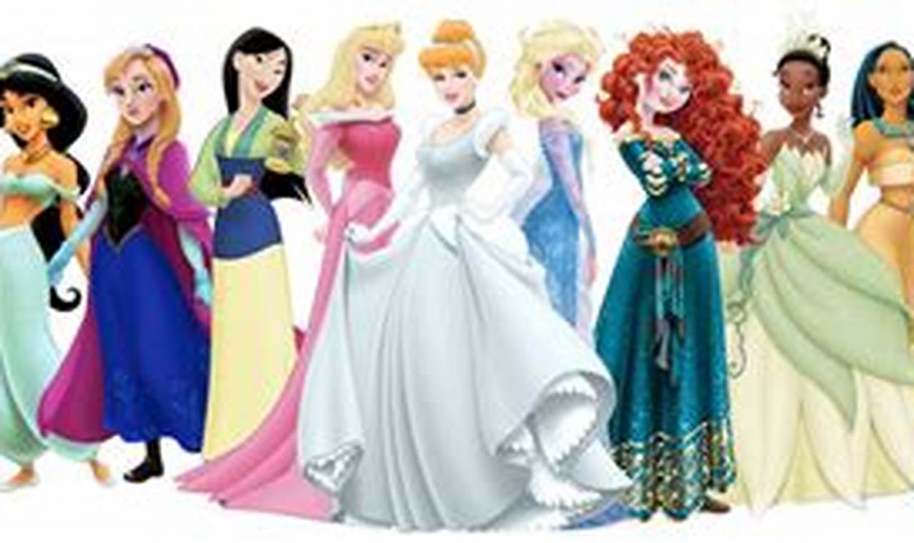 Disney Princess Line Up 2024