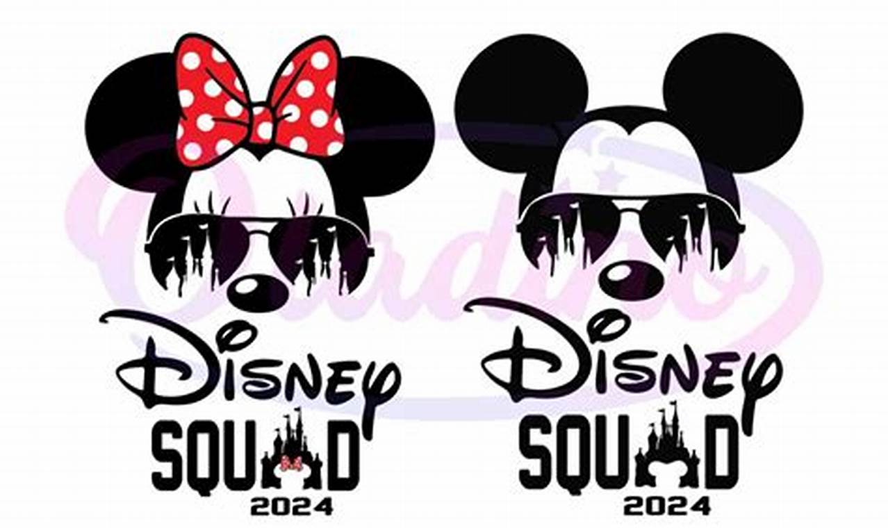 Disney Squad 2024 Svg