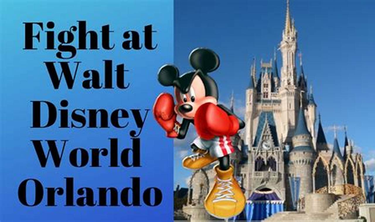 Disney World Fight 2024