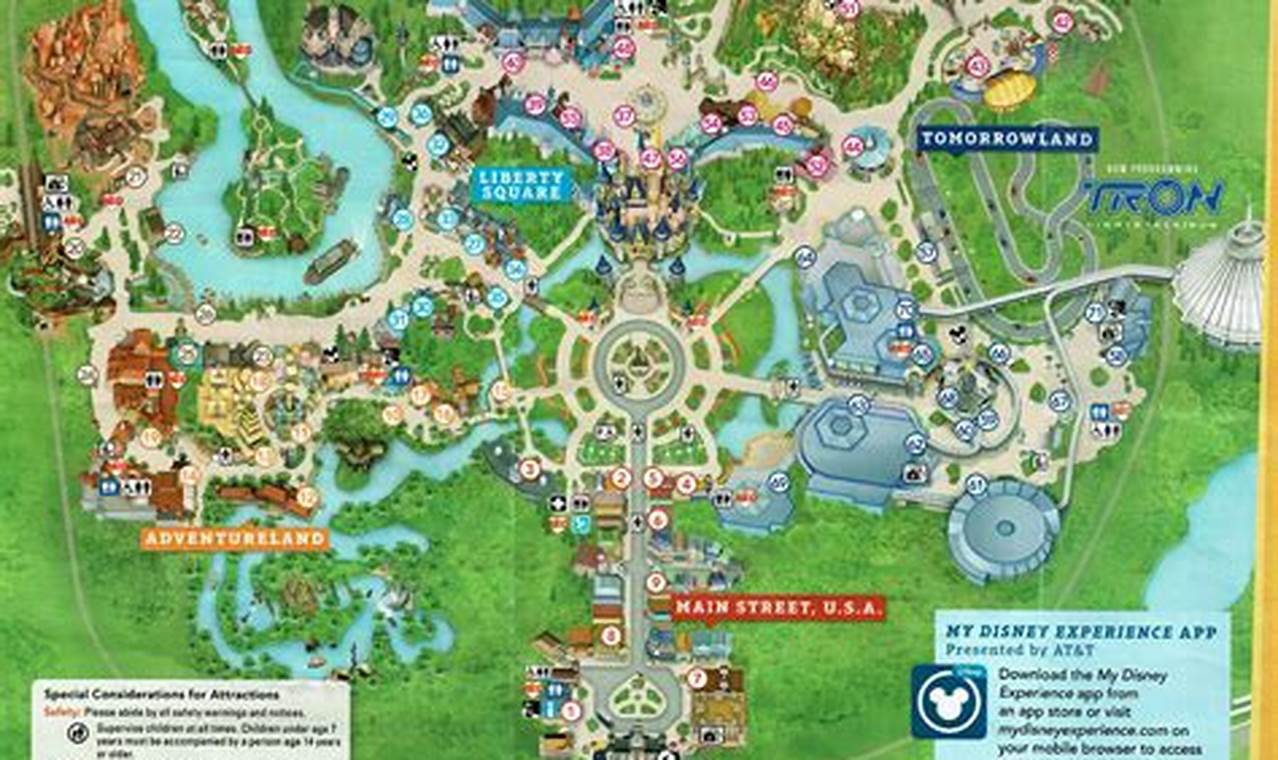 Disney World Map 2024: Pdf