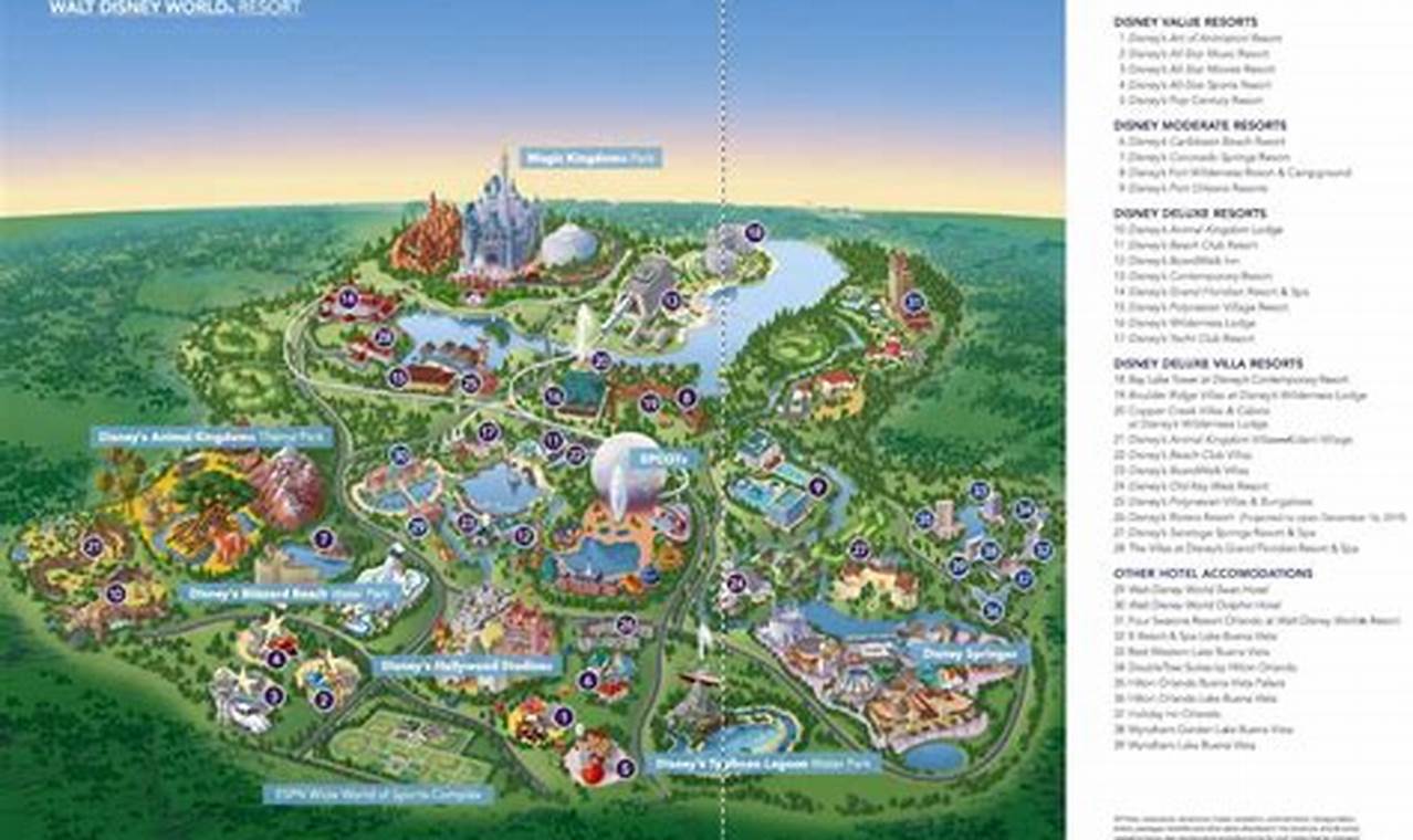 Disney World Park Maps 2024