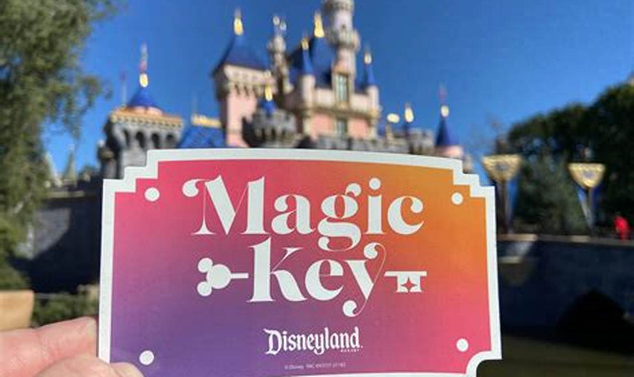 Disneyland Magic Key Pass 2024