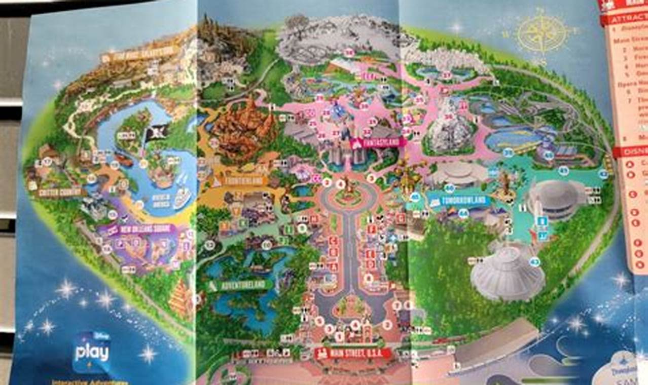 Disneyland Map 2024