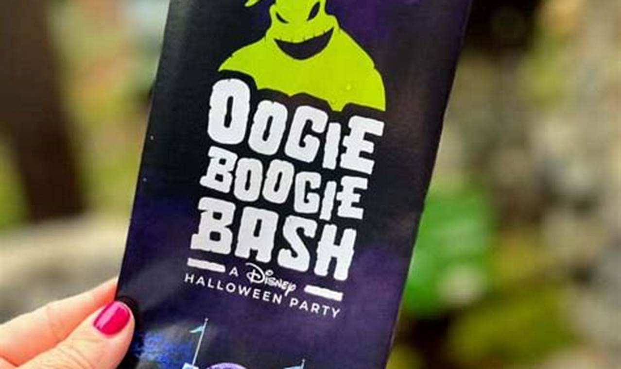 Disneyland Oogie Boogie Bash Tickets 2024