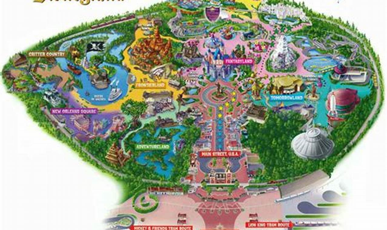 Disneyland Park Map 2024