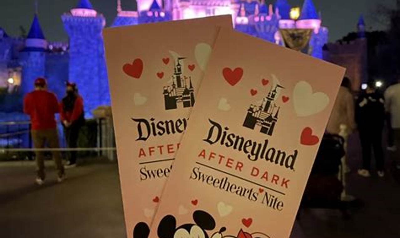 Disneyland Sweethearts Night 2024 Tickets