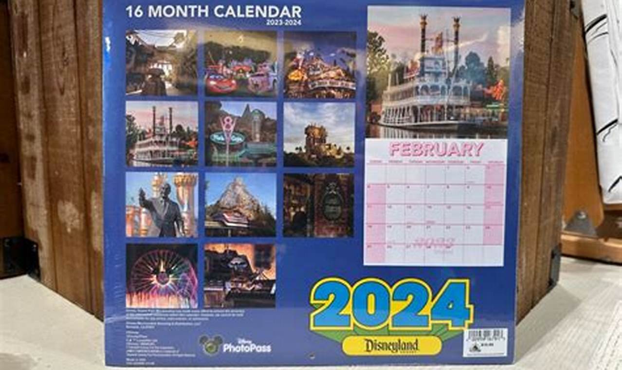 Disneyland Wall Calendar 2024