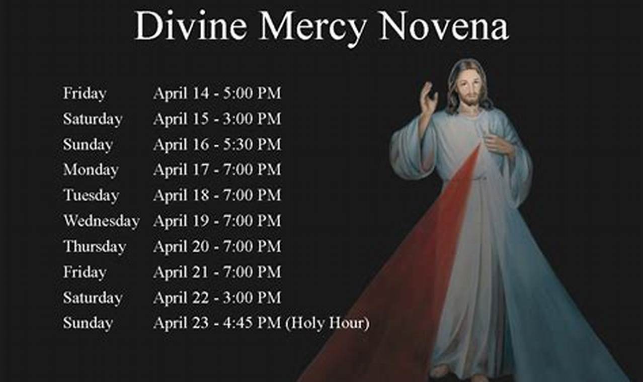Divine Mercy Novena 2024 Ewtn