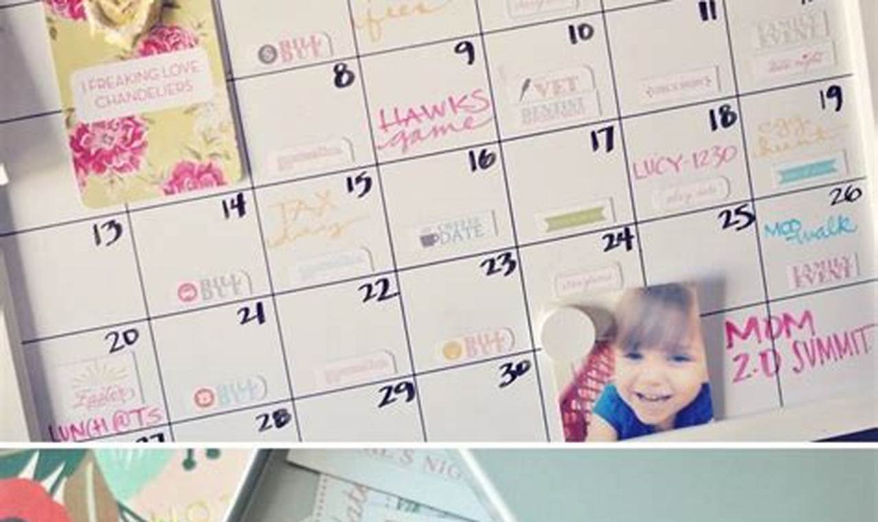 Diy Calendar Stickers