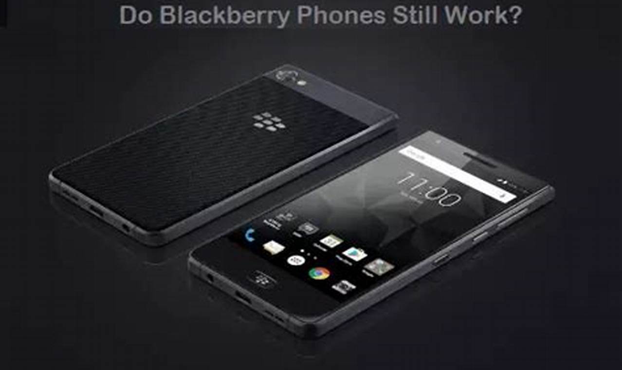 Do Blackberry Phones Still Work In 2024