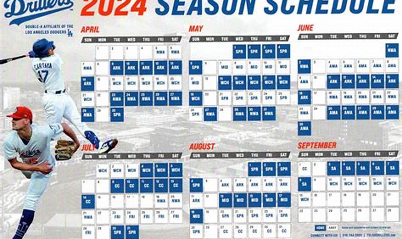 Dodgers Away Schedule 2024