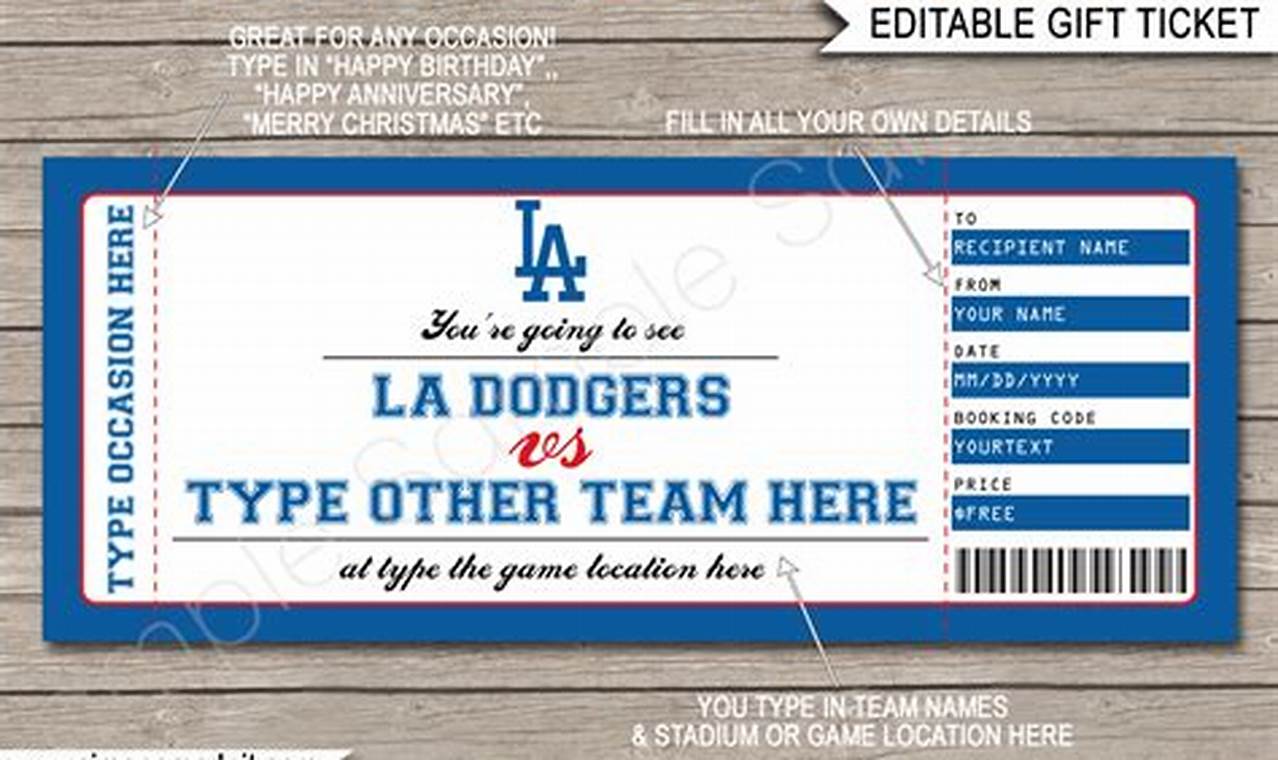 Dodgers Opening Day 2024 Tickets Vip