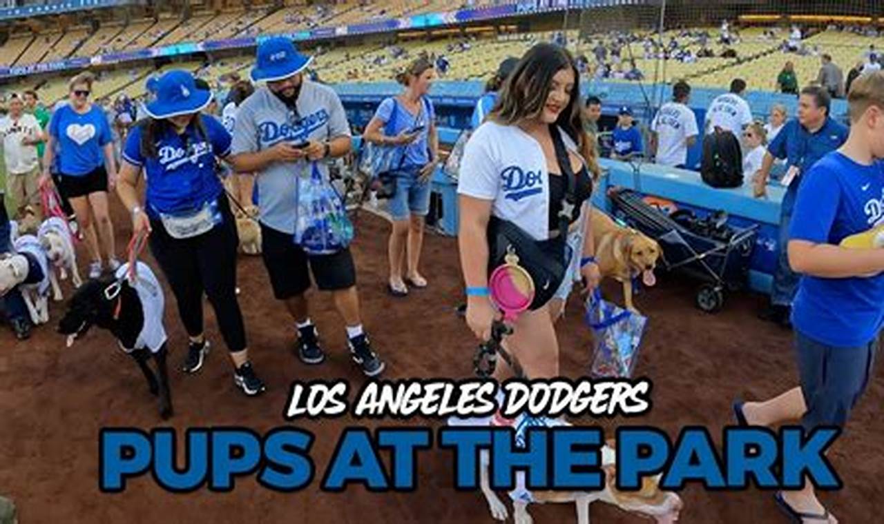 Dodgers Pups At The Park 2024 Tickets