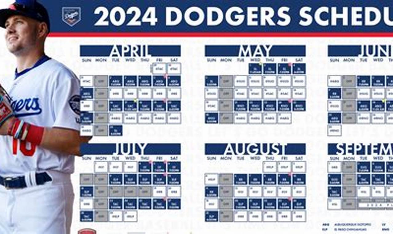 Dodgers Schedule 2024 Pdf Download