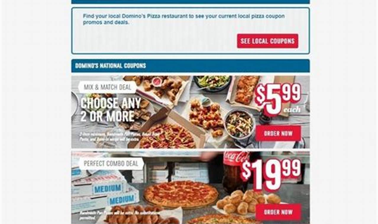 Dominos Coupon Code 2024 July