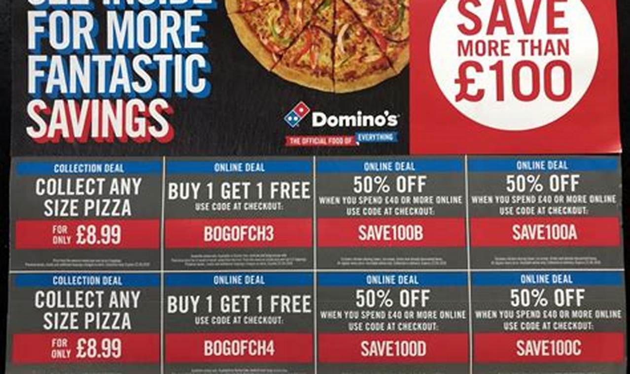 Dominos Vouchers For Delivery 2024