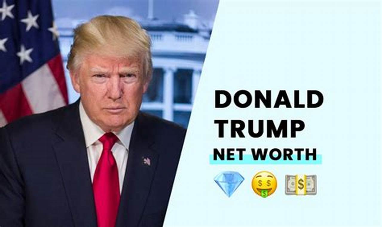 Donald Trump Net Worth 2024 Today