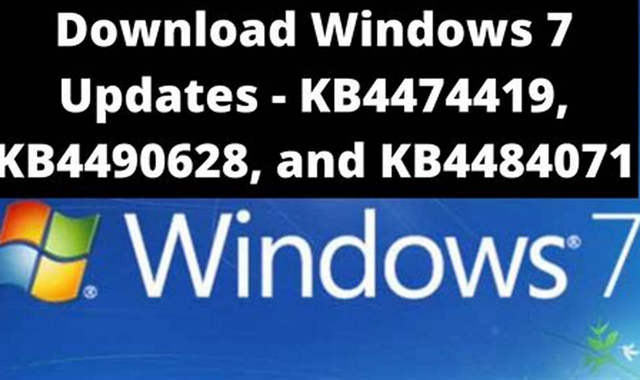 Download All Windows 7 Updates Offline Install 2024