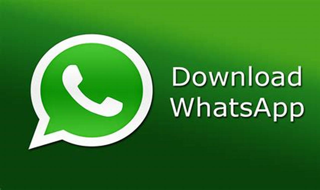Download Latest Whatsapp 2024