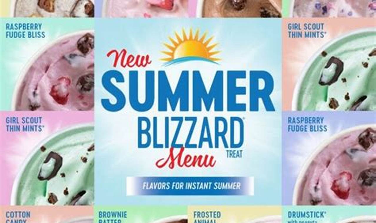 Dq Blizzard Flavors Summer 2024 Calendar