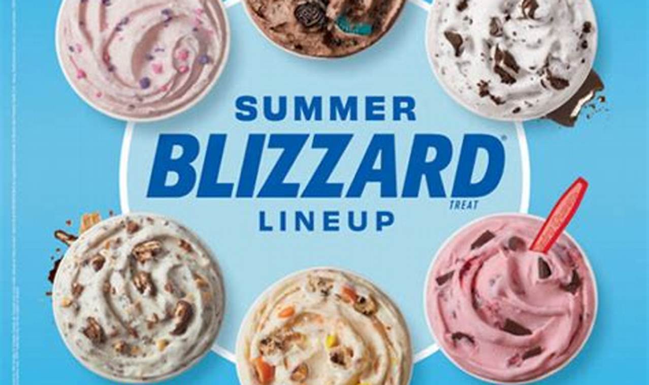 Dq Blizzard Flavors Summer 2024 Lineup