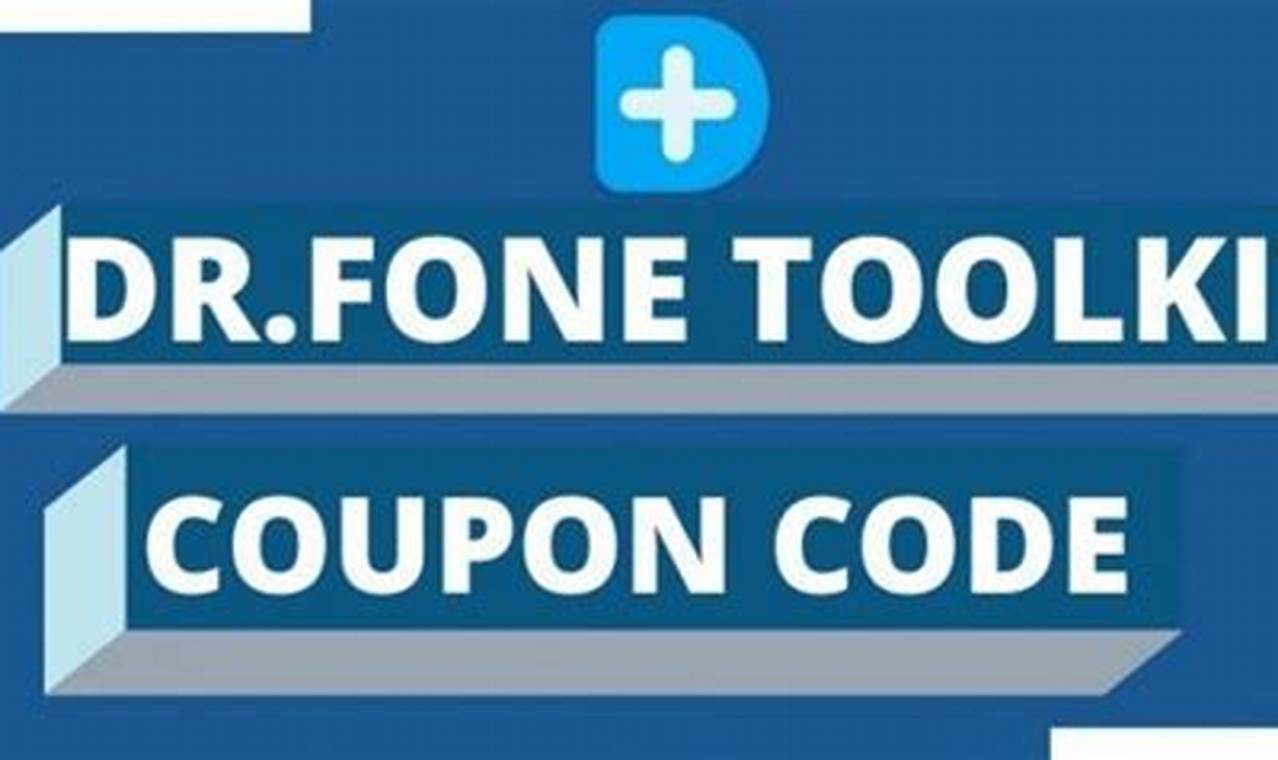 Dr Fone Coupon Code 2024
