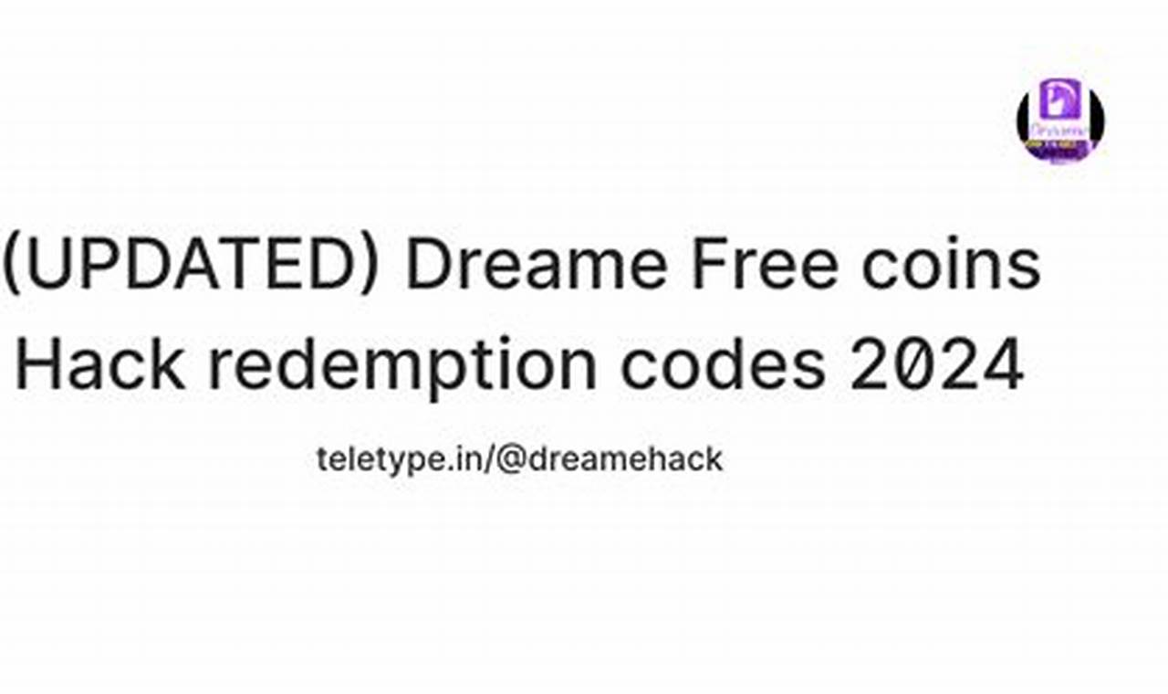 Dreame Redemption Code Free 2024