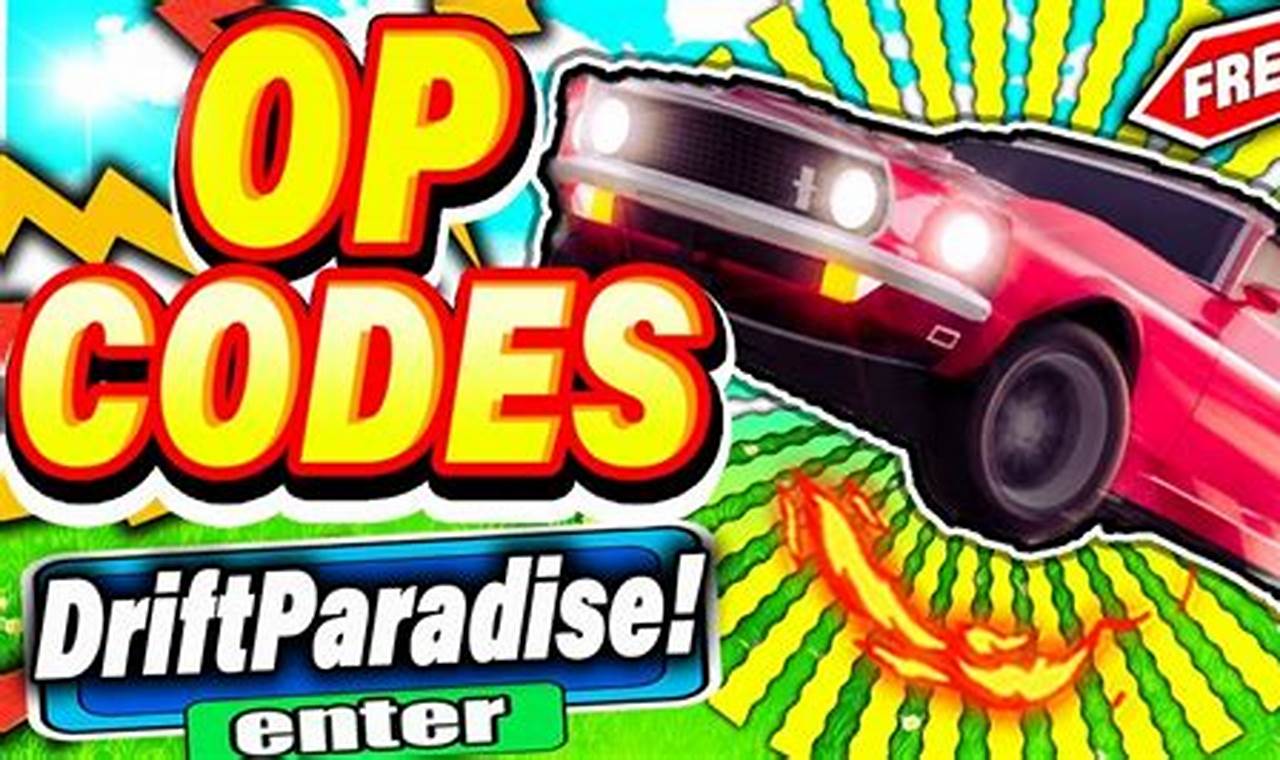 Drift Paradise Codes 2024