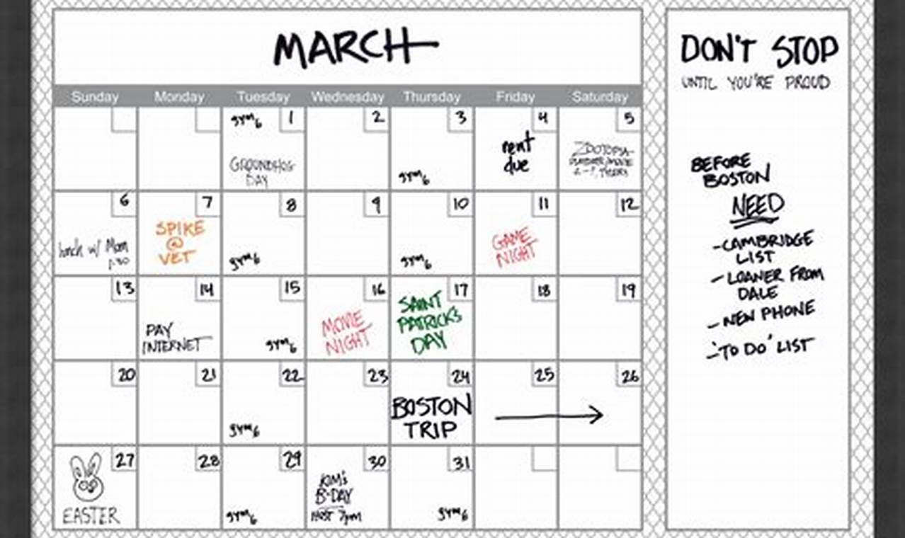 Dry Erase Board Calendar Michaels