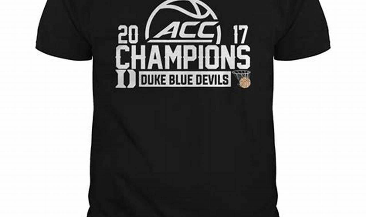 Duke 2024 Acc Champions