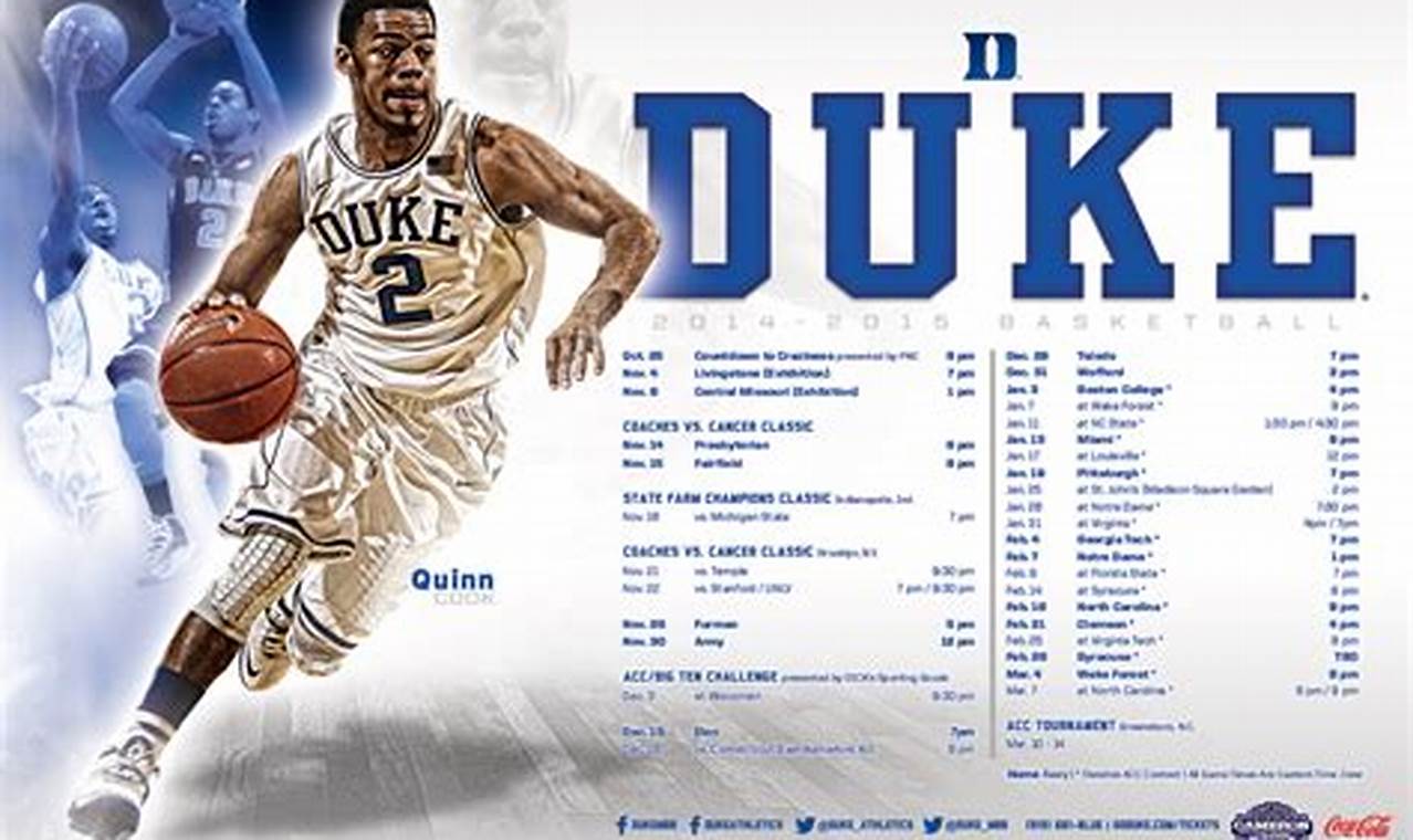 Duke Schedule 2024-25
