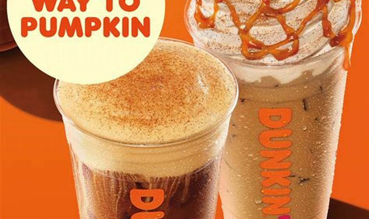 Dunkin Donuts Fall Donuts 2024