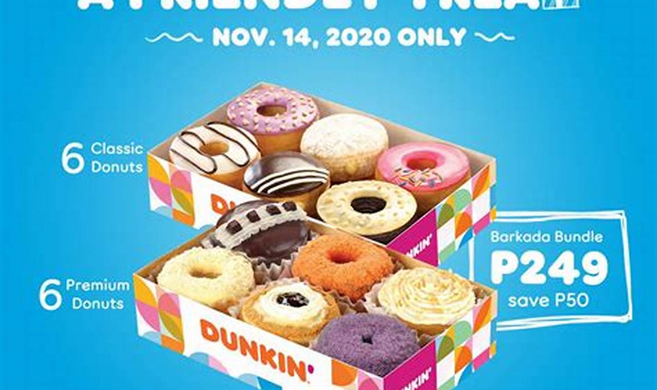 Dunkin Donuts Promo Codes 2024