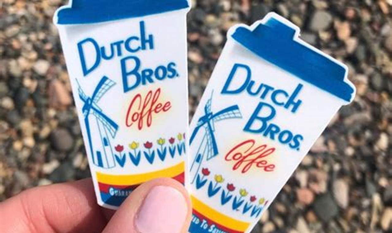 Dutch Bros Stickers Today