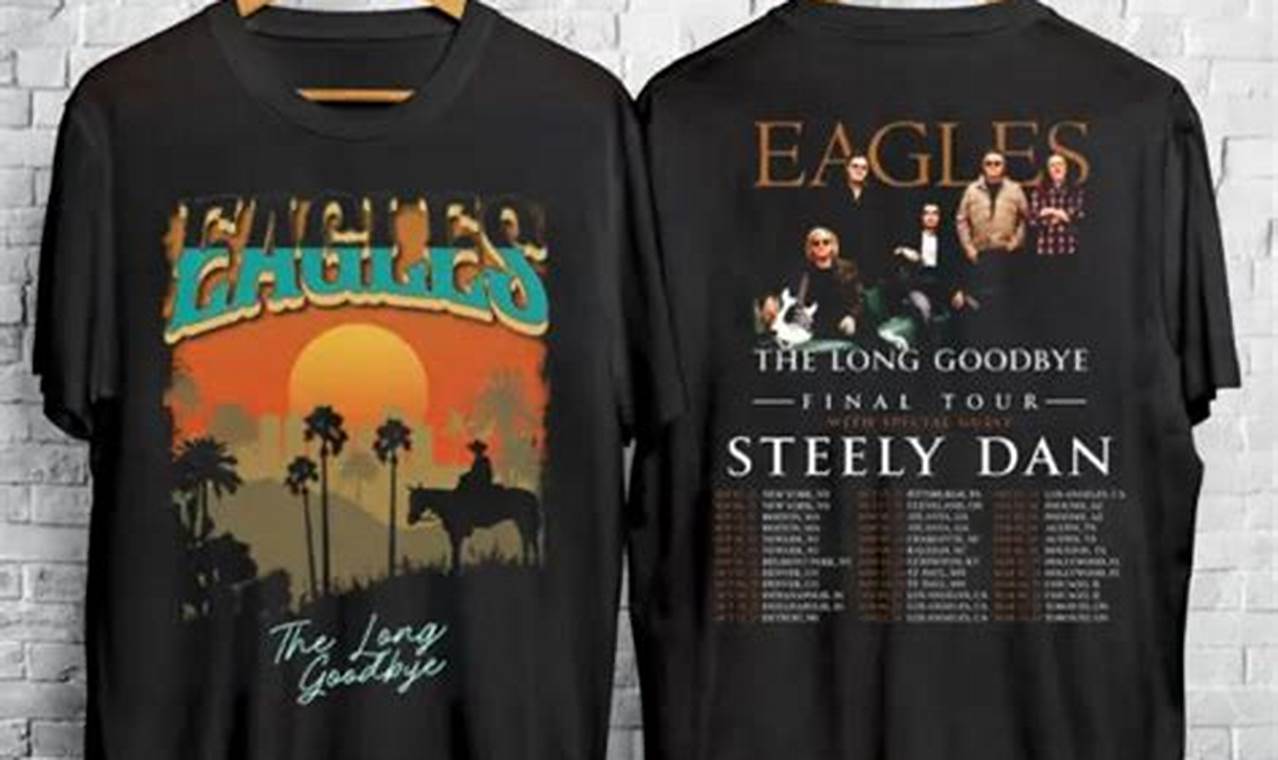 Eagles 2024 Concert Tshirt