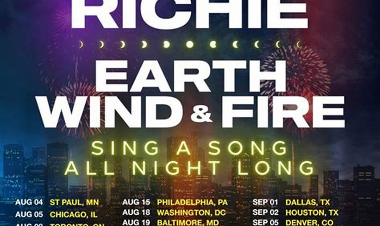 Earth Wind And Fire And Lionel Richie Tour 2024