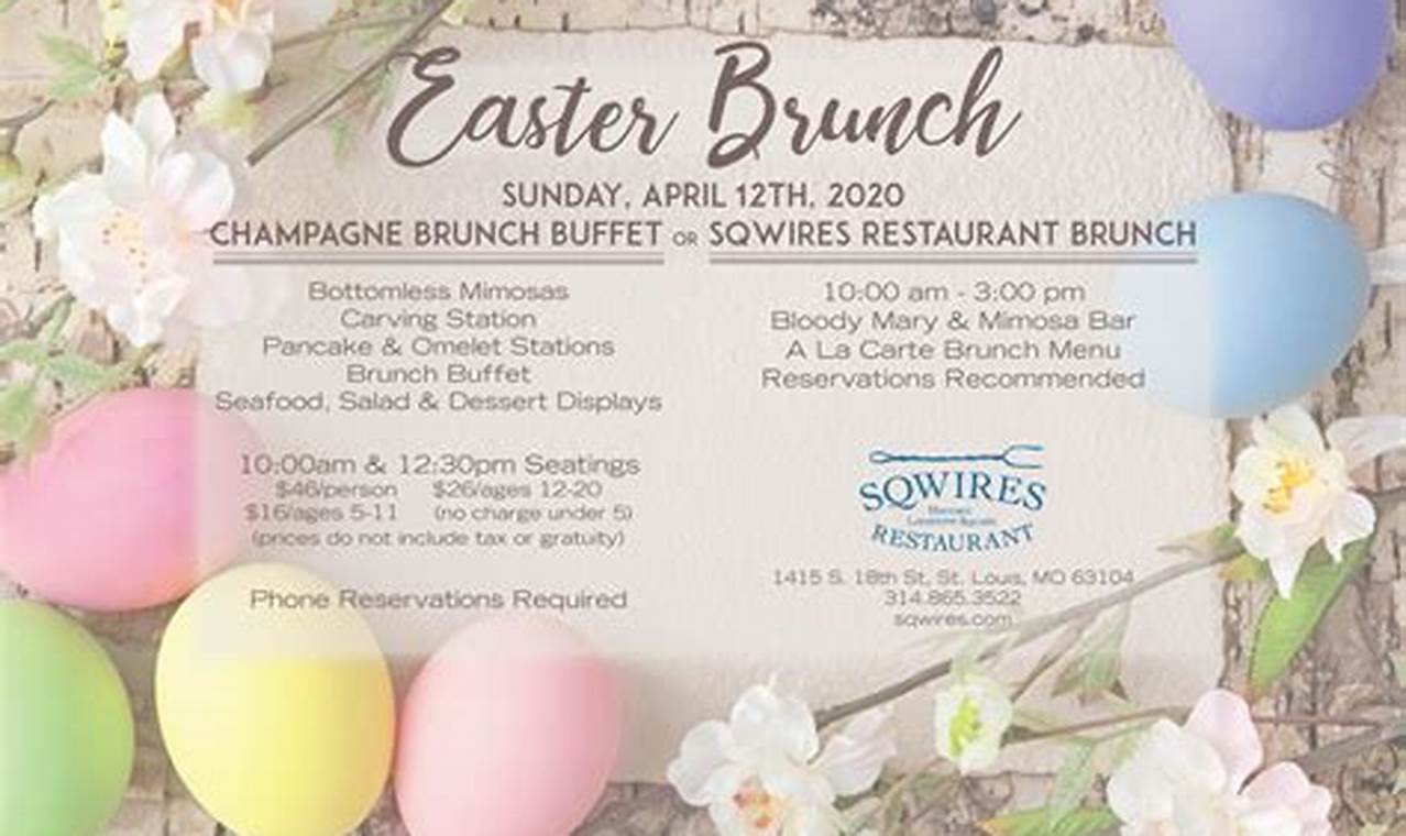 Easter Brunch 2024 Twin Cities